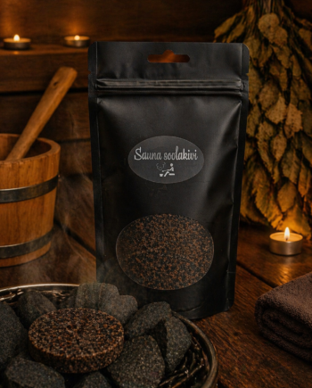 Sauna stones Himalayan black salt